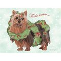 Pipsqueak Productions Pipsqueak Productions C728 Silky Terrier Christmas Boxed Cards - Pack of 10 C728